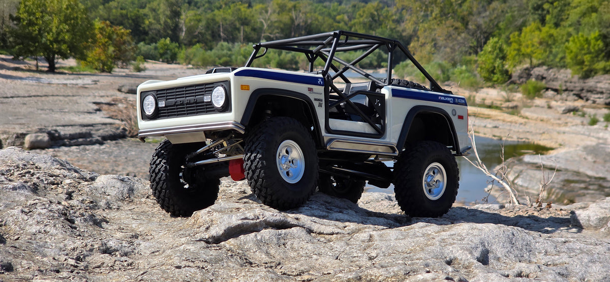 Retro Series SCX10 III Bronco Front Bumper – ScalerFab