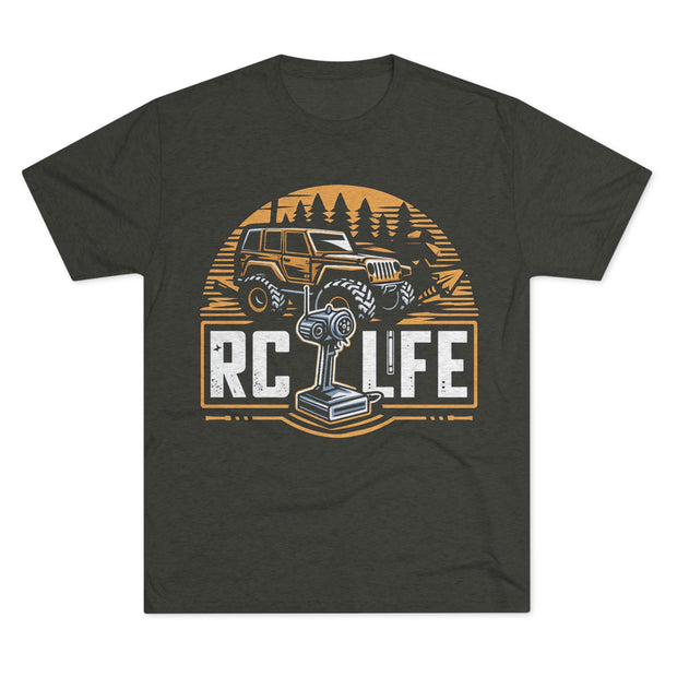 Camiseta de tres mezclas súper suave RC Life