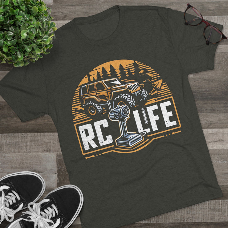 Camiseta de tres mezclas súper suave RC Life