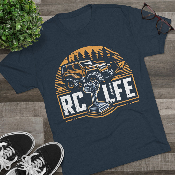 Camiseta de tres mezclas súper suave RC Life