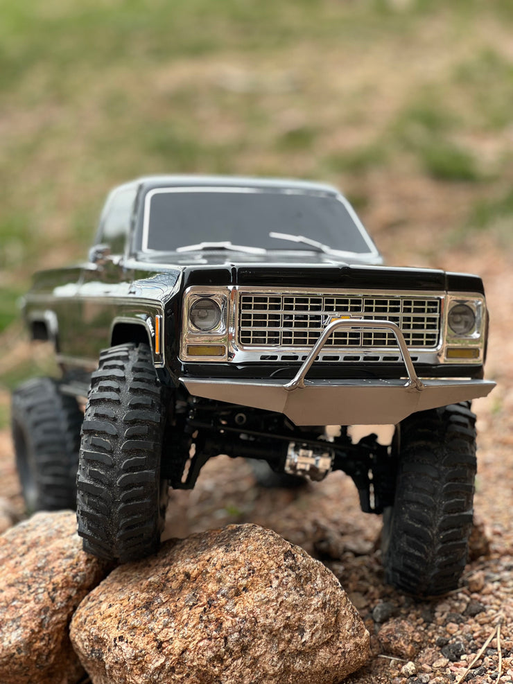 Full-Width Front Bumper for Traxxas TRX4 1970's Series (K5 Blazer, K10 Truck, F150)