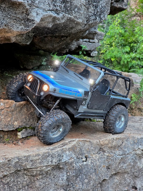 Axial Adventure SCX10 III Jeep CJ-7 Low-Profile Comp Style Front Bumper  NEW RELEASE