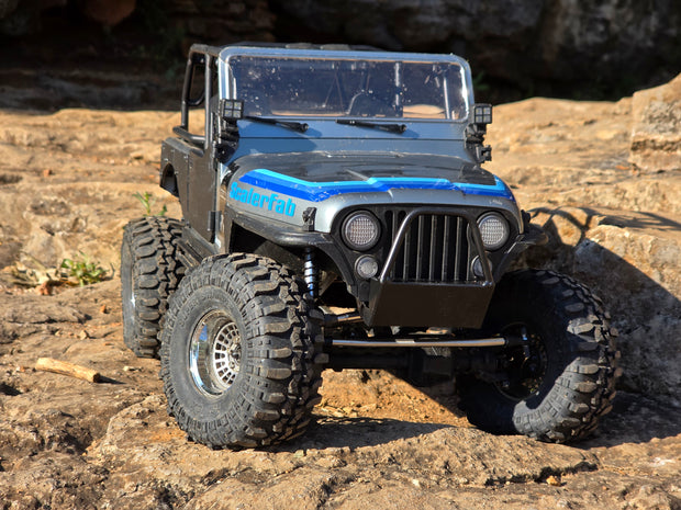 Scx10III CJ-7 Low-Profile Profile Comp Style Front Bumper