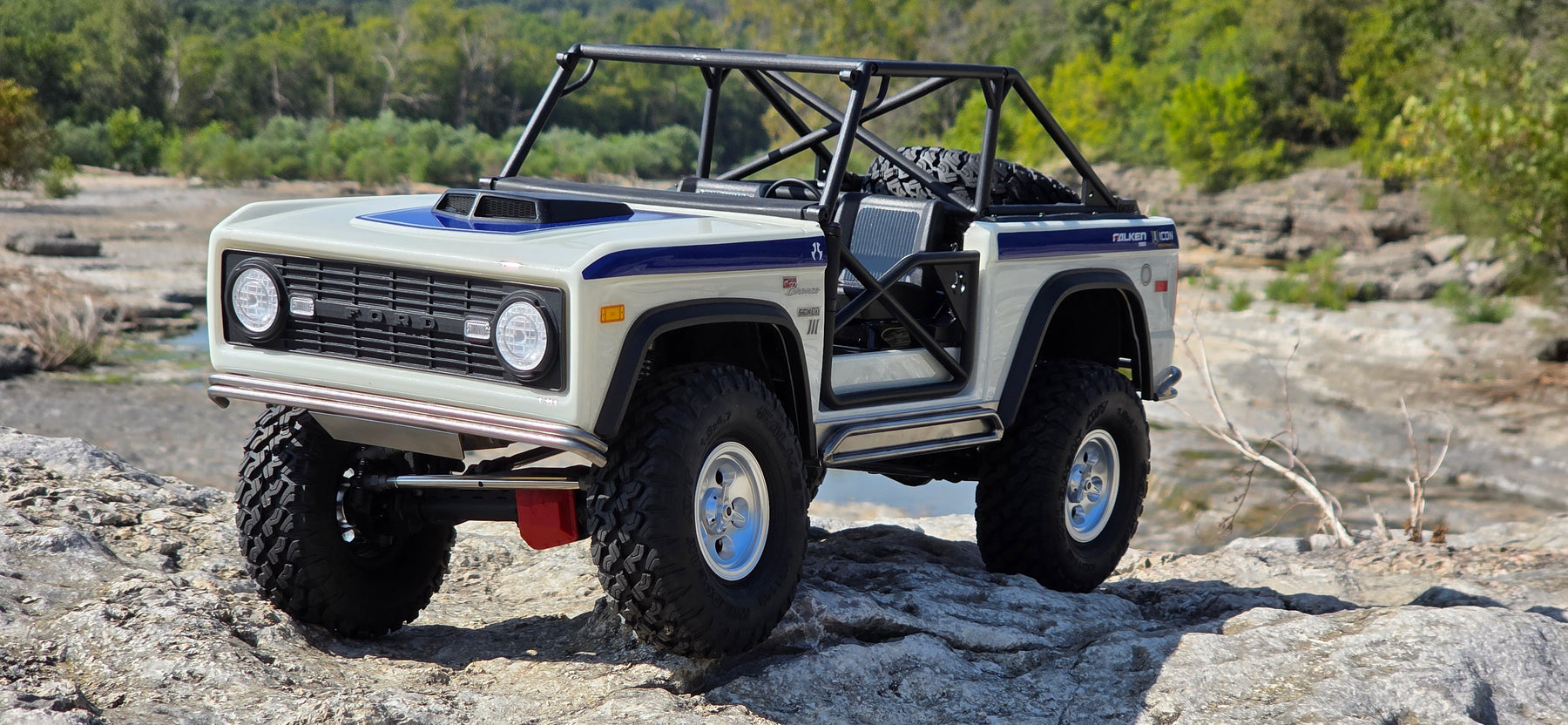 Retro Series SCX10 III Bronco Front Bumper – ScalerFab