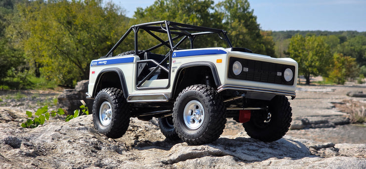 Deslizadores de roca atornillables ajustables para Axial Racing SCX10 III Bronco