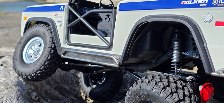 Deslizadores de roca atornillables ajustables para Axial Racing SCX10 III Bronco