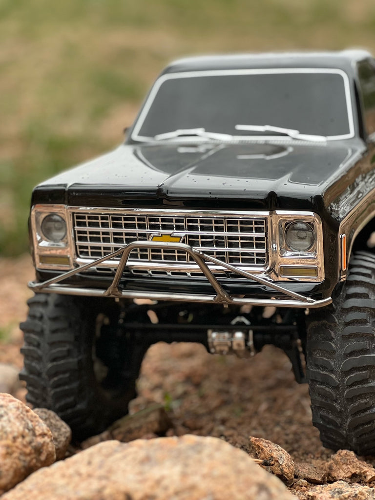 Paraurti Anteriore Anti-Collisione Con LED Per Auto RC Traxxas 1/18 Trx4m K10 – Ricambio In Nylon - 2