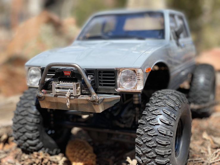 Narrow Winch Front Bumper with Trail Bar for RC4WD C2X