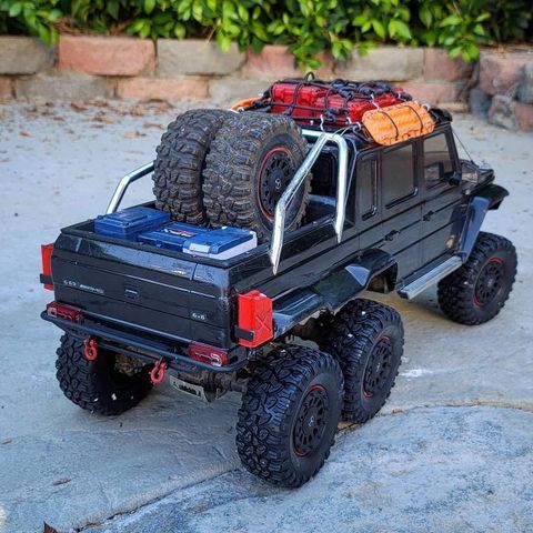 TRX-6 Mercedes-Benz G 63 AMG 6x6 Trail Crawler Con Kit Luci-Grigio - Foto 5