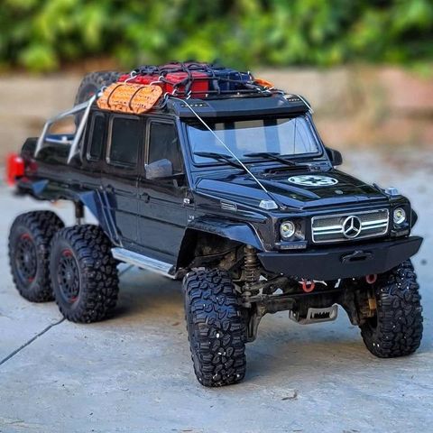 mercedes benz g63 amg 6x6 top gear 1/10 Scale Full-Width Front Bumper for Traxxas TRX-6 Mercedes-Benz G 6 – ScalerFab