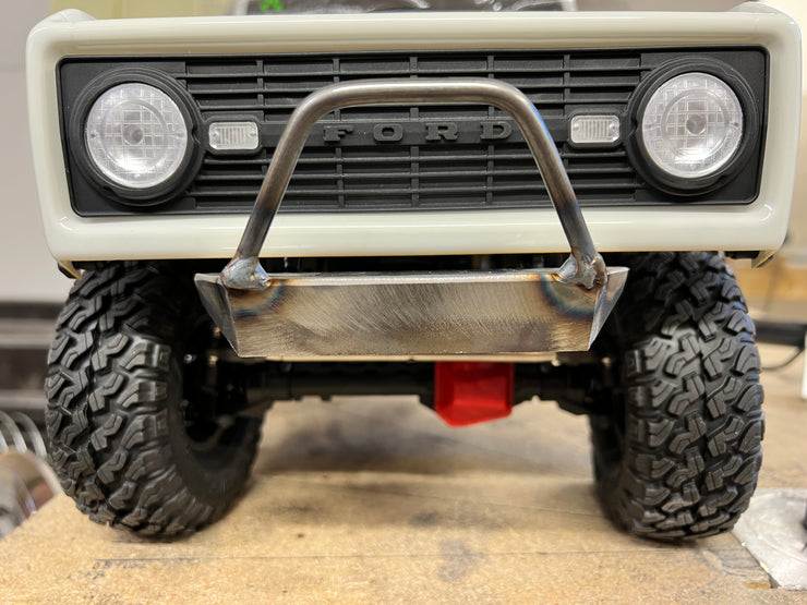 Narrow Winch Front Bumper for Axial Racing SCX10 III Bronco