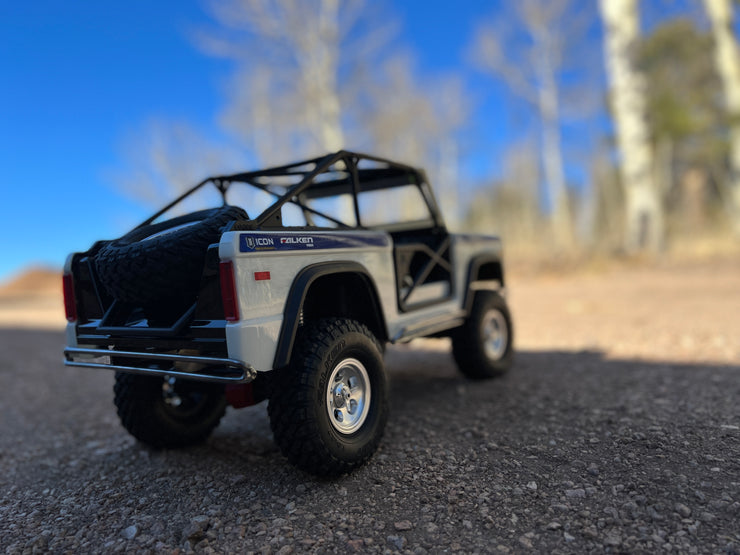 Parachoques trasero Retro Series Axial SCX10 III Bronco