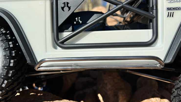 Deslizadores de roca atornillables ajustables para Axial Racing SCX10 III Bronco
