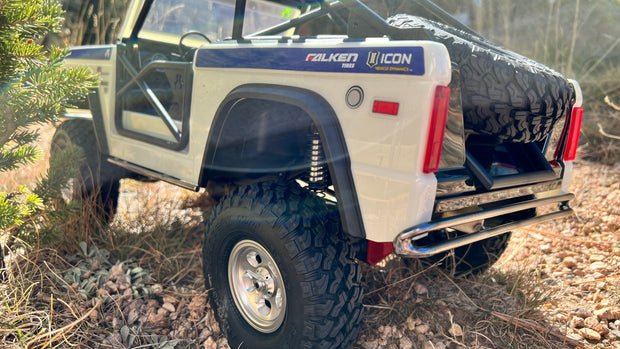 Retro Series Axial SCX10 III Bronco Rear Bumper