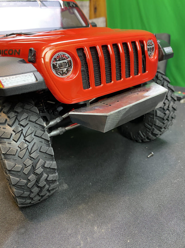 Narrow Winch Front Bumper for Axial Racing SCX10 III Jeep Wrangler JLU/Gladiator - scalerfab-r-c-trail-armor-accessories scale rc crawler truck hobby