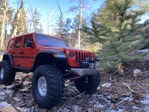 Narrow Winch Front Bumper for Axial Racing SCX10 III Jeep Wrangler JLU/Gladiator - scalerfab-r-c-trail-armor-accessories scale rc crawler truck hobby