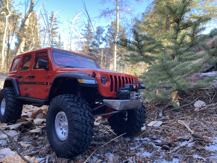 Narrow Winch Front Bumper for Axial Racing SCX10 III Jeep Wrangler JLU/Gladiator - scalerfab-r-c-trail-armor-accessories scale rc crawler truck hobby