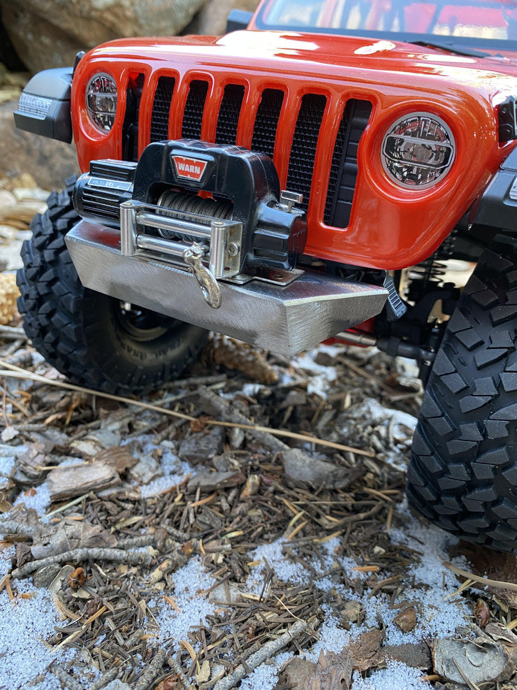 Narrow Winch Front Bumper for Axial Racing SCX10 III Jeep Wrangler JLU/Gladiator - scalerfab-r-c-trail-armor-accessories scale rc crawler truck hobby