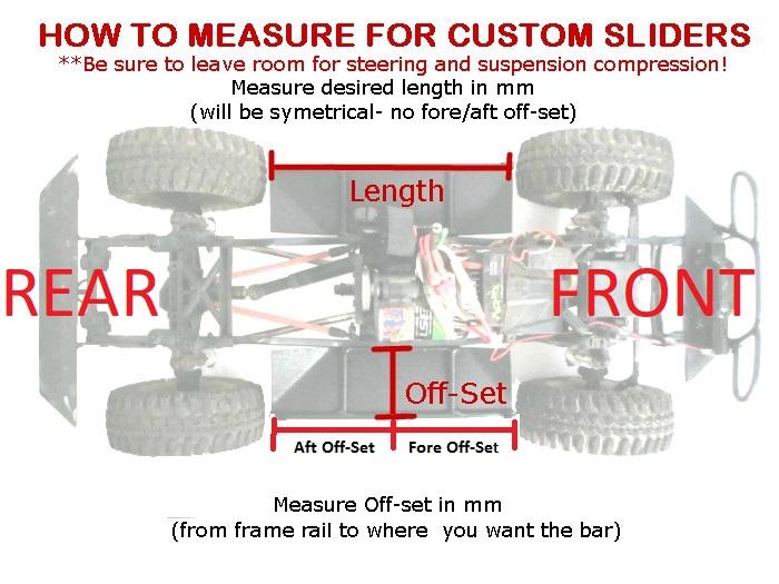 G-Made Komodo Rock Sliders - scalerfab-r-c-trail-armor-accessories scale rc crawler truck hobby