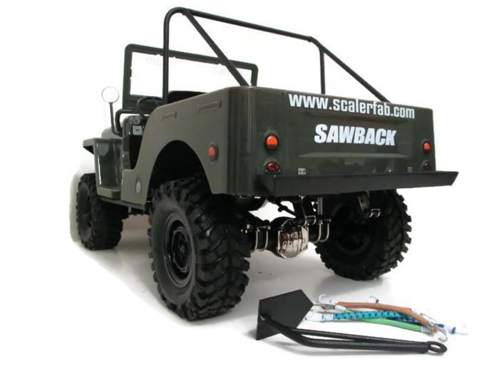 G-Made Sawback 4-pt. Roll Bar - scalerfab-r-c-trail-armor-accessories scale rc crawler truck hobby