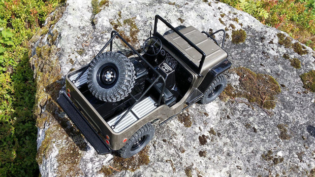 G-Made Sawback Front Bumper with Stinger - scalerfab-r-c-trail-armor-accessories scale rc crawler truck hobby