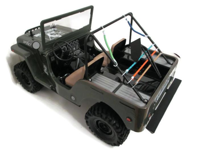 G-Made Sawback Rear Bumper - scalerfab-r-c-trail-armor-accessories scale rc crawler truck hobby