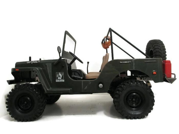 G-Made Sawback Rear Bumper w/ Tire Carrier and Jerry Can Mount - scalerfab-r-c-trail-armor-accessories scale rc crawler truck hobby