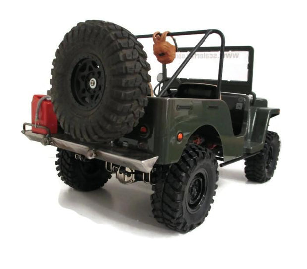 G-Made Sawback Rear Bumper w/ Tire Carrier and Jerry Can Mount - scalerfab-r-c-trail-armor-accessories scale rc crawler truck hobby