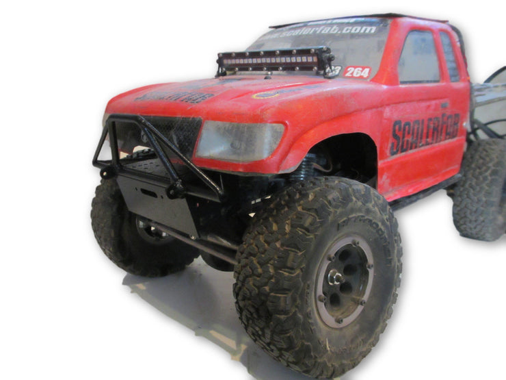 Prerunner Series Comp-Style SCX10/SCX10 II SR5/Honcho Raised Front Bumper - scalerfab-r-c-trail-armor-accessories scale rc crawler truck hobby