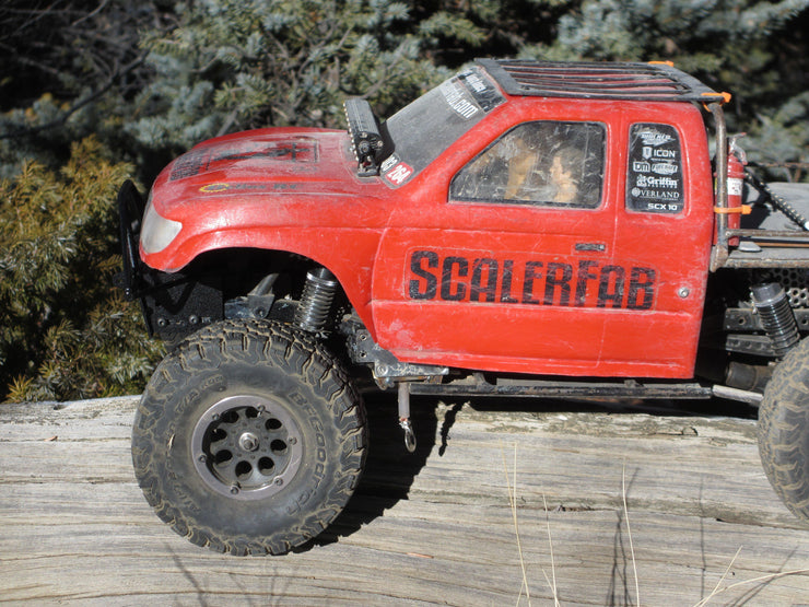 Prerunner Series Comp-Style SCX10/SCX10 II SR5/Honcho Raised Front Bumper - scalerfab-r-c-trail-armor-accessories scale rc crawler truck hobby