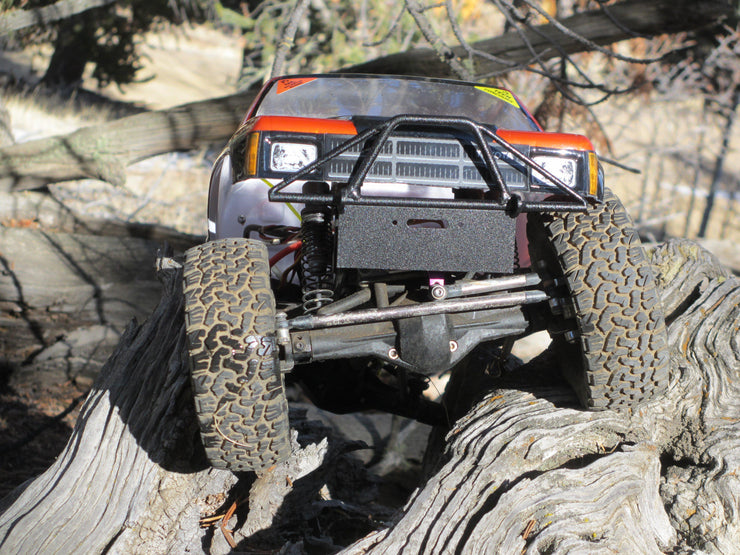 Prerunner Series Comp-Style SCX10/SCX10 II SR5/Honcho Raised Front Bumper - scalerfab-r-c-trail-armor-accessories scale rc crawler truck hobby