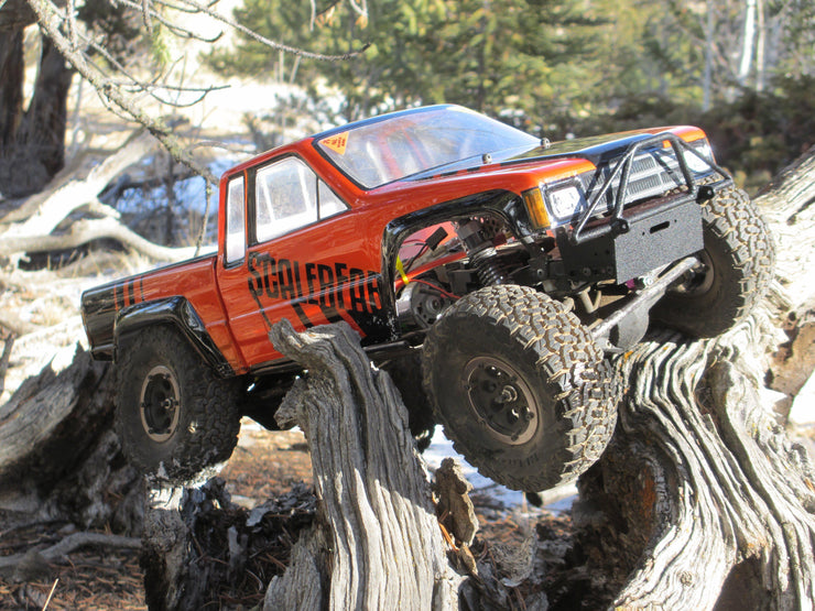 Prerunner Series Comp-Style SCX10/SCX10 II SR5/Honcho Raised Front Bumper - scalerfab-r-c-trail-armor-accessories scale rc crawler truck hobby