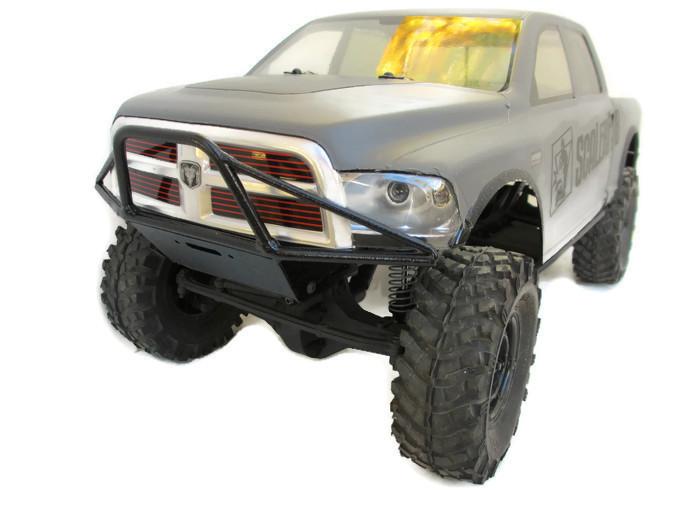 Prerunner Series Raised Front Bumper for SCX10/SCX10 II Power Wagon/Nukizer/Honcho/SR5 - scalerfab-r-c-trail-armor-accessories scale rc crawler truck hobby