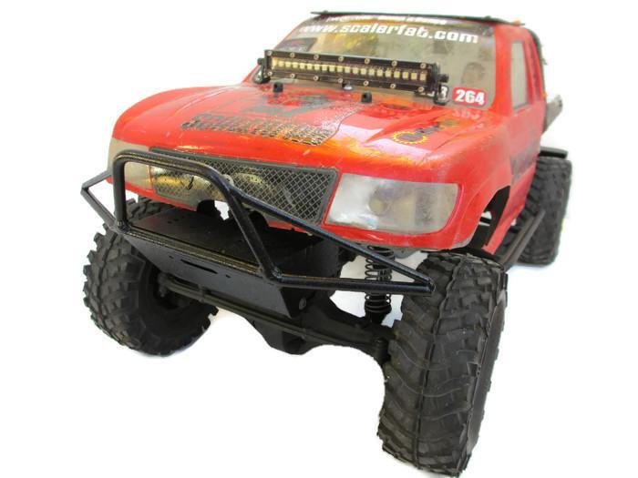 Prerunner Series Raised Front Bumper for SCX10/SCX10 II Power Wagon/Nukizer/Honcho/SR5 - scalerfab-r-c-trail-armor-accessories scale rc crawler truck hobby