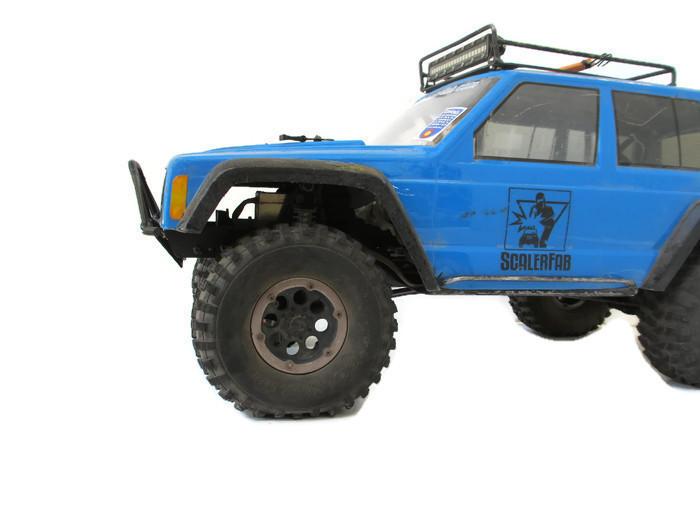 Prerunner Series SCX10/SCX10 II XJ  Front Bumper - scalerfab-r-c-trail-armor-accessories scale rc crawler truck hobby