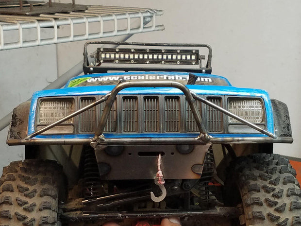 Prerunner Series SCX10/SCX10 II XJ  Front Bumper - scalerfab-r-c-trail-armor-accessories scale rc crawler truck hobby