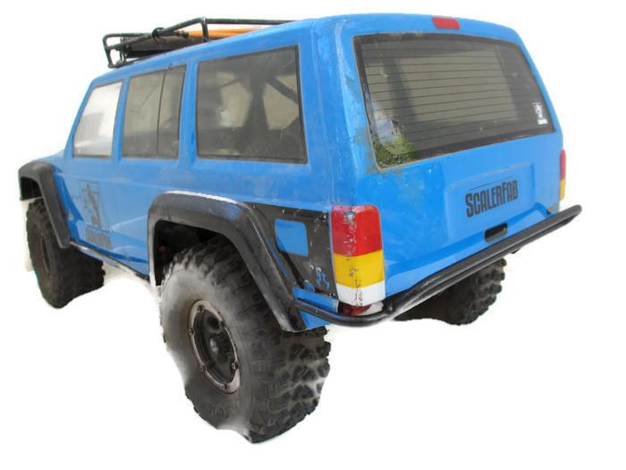 PreRunner Series SCX10/SCX10 II XJ Rear Bumper - scalerfab-r-c-trail-armor-accessories scale rc crawler truck hobby