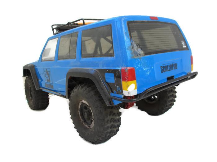 PreRunner Series SCX10/SCX10 II XJ Rear Bumper - scalerfab-r-c-trail-armor-accessories scale rc crawler truck hobby