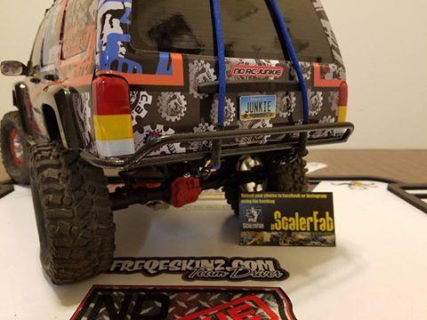 PreRunner Series SCX10/SCX10 II XJ Rear Bumper - scalerfab-r-c-trail-armor-accessories scale rc crawler truck hobby