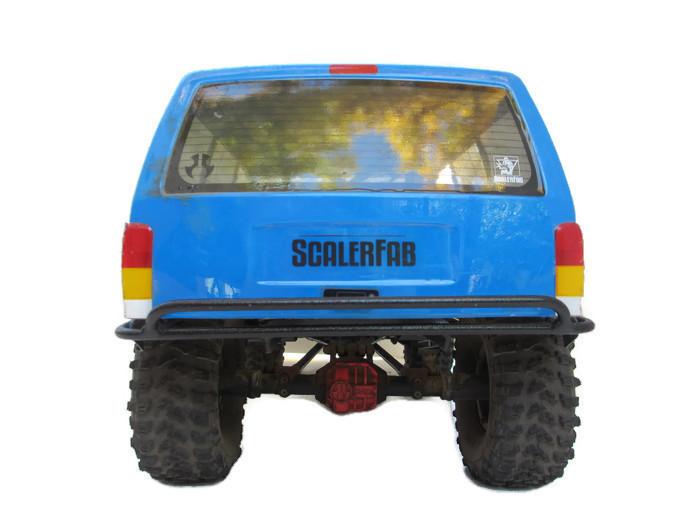 PreRunner Series SCX10/SCX10 II XJ Rear Bumper - scalerfab-r-c-trail-armor-accessories scale rc crawler truck hobby