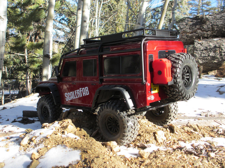 PreRunner Series Traxxas TRX4 D90 Rear Bumper - scalerfab-r-c-trail-armor-accessories scale rc crawler truck hobby
