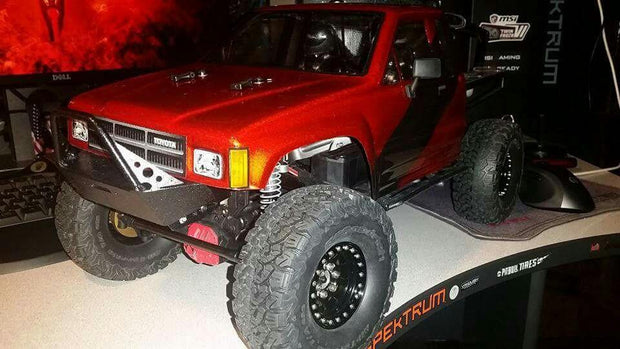 Pro Series SCX10/SCX10 II Narrow Raised SR5/Honcho Front Bumper with Trail Bar - scalerfab-r-c-trail-armor-accessories scale rc crawler truck hobby