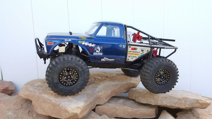 Pro Series Vaterra Ascender Narrow Front Bumper with Trail Bar - scalerfab-r-c-trail-armor-accessories scale rc crawler truck hobby