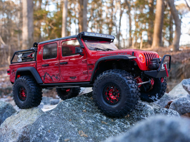 ScalerFab Steel Adjustable, Bolt-On Rock Sliders for Axial Racing SCX10 III Jeep Gladiator - scalerfab-r-c-trail-armor-accessories scale rc crawler truck hobby