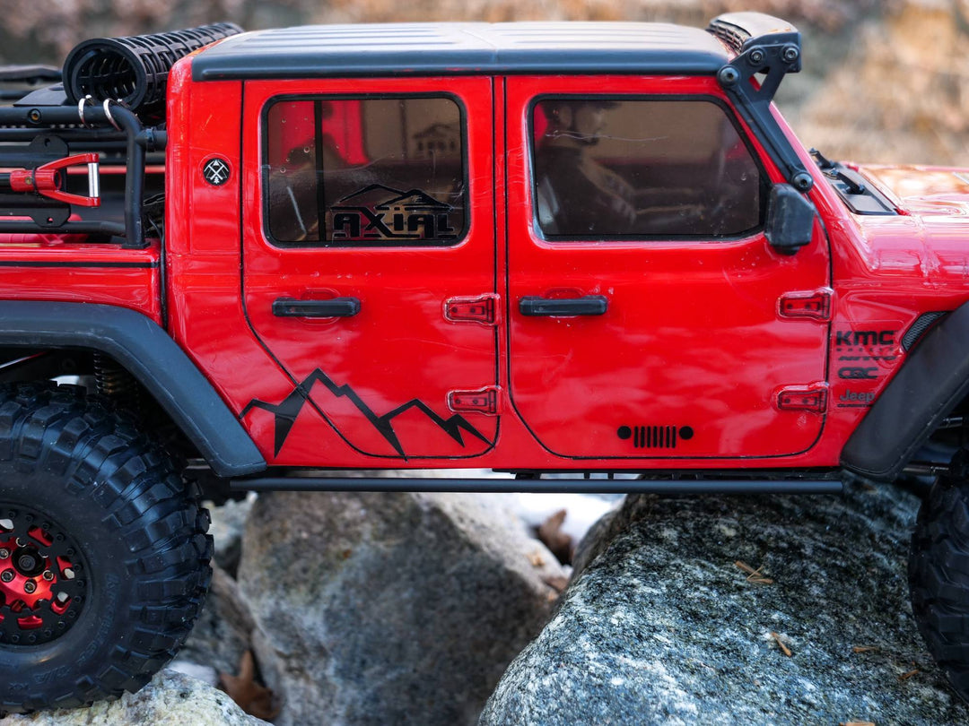 Adjustable, Bolt-On Rock Sliders for Axial Racing SCX10 III Jeep