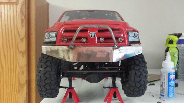 SCX10 Full-Size Power Wagon/Honcho/NuKizer Front Bumper with Trail Bar - scalerfab-r-c-trail-armor-accessories scale rc crawler truck hobby