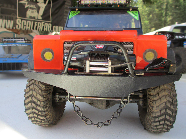 SCX10 Full-Size Power Wagon/Honcho/NuKizer Front Bumper with Trail Bar - scalerfab-r-c-trail-armor-accessories scale rc crawler truck hobby