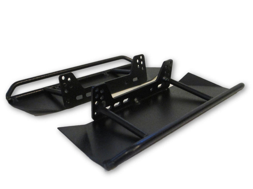 SCX10/SCX10 II Double Bar Rock Sliders w/ Skid Plates ScalerFab