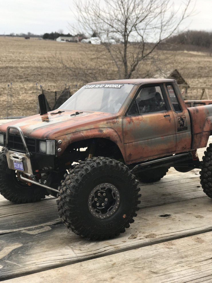 SCX10/SCX10 II Raised Comp-Style SR5/Honcho Front Bumper with Trail Bar - scalerfab-r-c-trail-armor-accessories scale rc crawler truck hobby