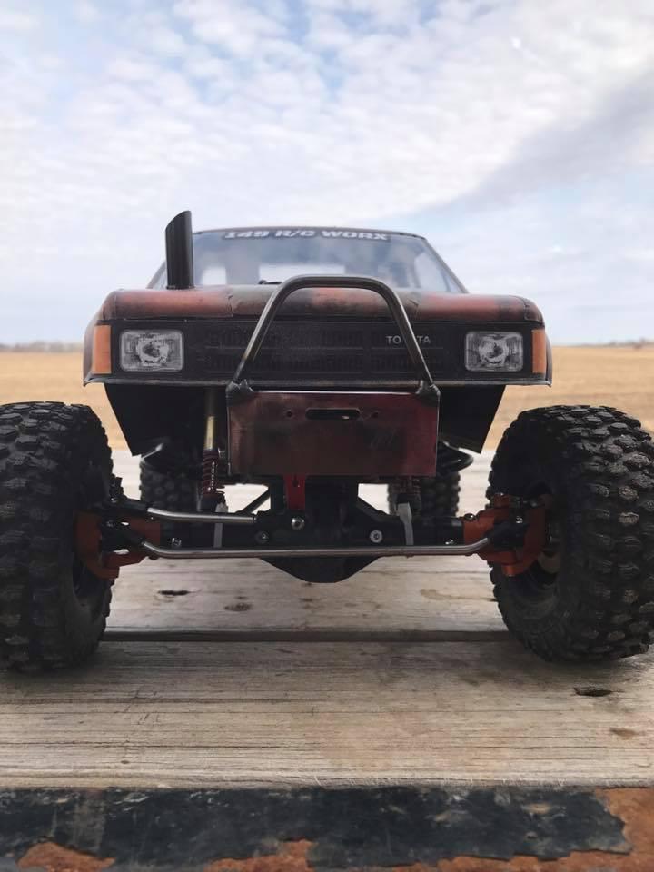 SCX10/SCX10 II Raised Comp-Style SR5/Honcho Front Bumper with Trail Bar - scalerfab-r-c-trail-armor-accessories scale rc crawler truck hobby